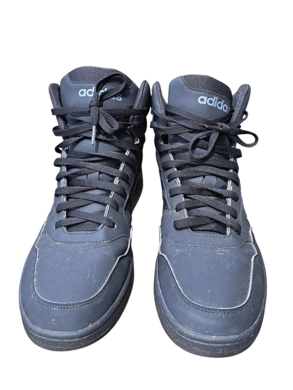 Adidas High Top Sneakers Men’s Size 13 Black GV6683 Athletic Casual Shoes
